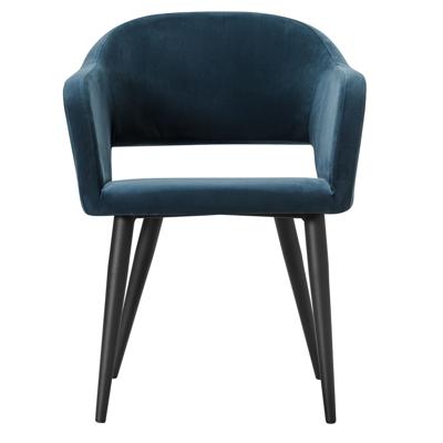 Стул R-Home Кресло Oscar Diag blue/черный арт. 410118160h_Diagblue_черн