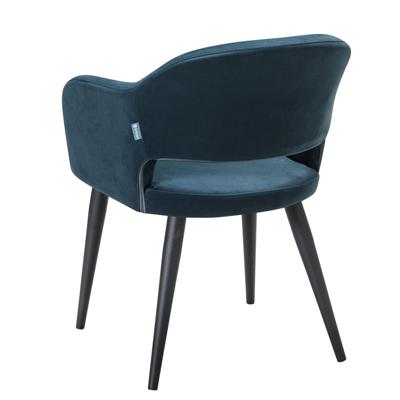 Стул R-Home Кресло Oscar Diag blue/черный арт. 410118160h_Diagblue_черн