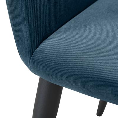 Стул R-Home Кресло Oscar Diag blue/черный арт. 410118160h_Diagblue_черн