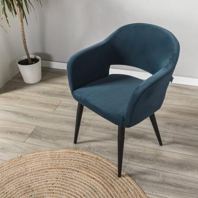 Стул R-Home Кресло Oscar Diag blue/черный арт. 410118160h_Diagblue_черн