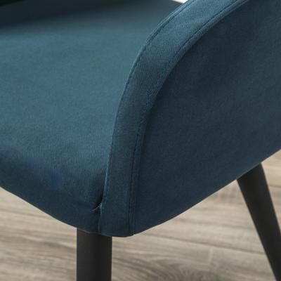 Стул R-Home Кресло Oscar Diag blue/черный арт. 410118160h_Diagblue_черн