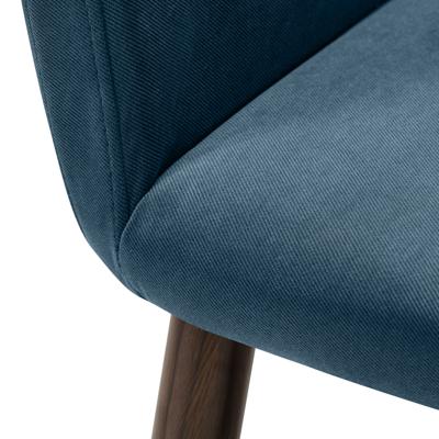 Стул R-Home Кресло Oscar Diag blue/т.орех арт. 410118162h_blue_т.орех