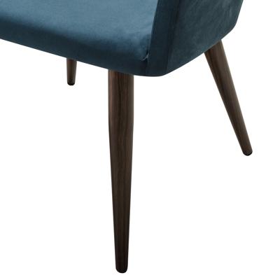Стул R-Home Кресло Oscar Diag blue/т.орех арт. 410118162h_blue_т.орех