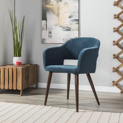 Стул R-Home Кресло Oscar Diag blue/т.орех арт. 410118162h_blue_т.орех