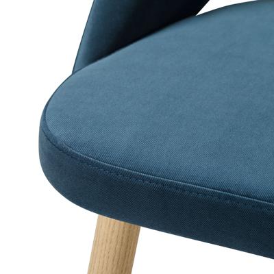 Стул R-Home Стул Lars Diag blue/нат.дуб арт. 410120151h_Diagblue_н.дуб