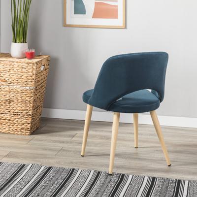 Стул R-Home Стул Lars Diag blue/нат.дуб арт. 410120151h_Diagblue_н.дуб
