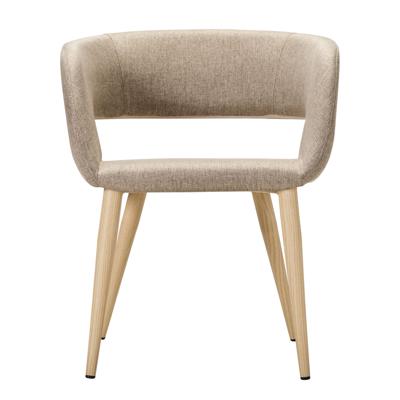 Стул R-Home Кресло Hugs beige/нат.дуб арт. 410131102h_Beige_н.дуб