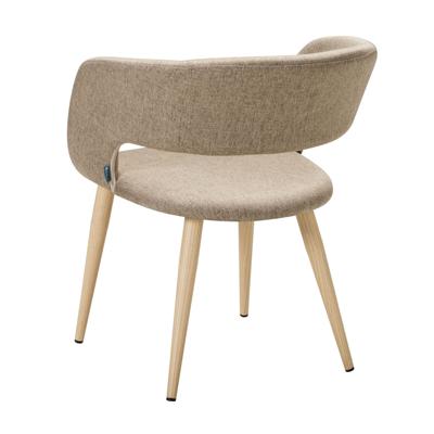 Стул R-Home Кресло Hugs beige/нат.дуб арт. 410131102h_Beige_н.дуб