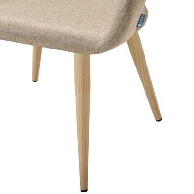 Стул R-Home Кресло Hugs beige/нат.дуб арт. 410131102h_Beige_н.дуб