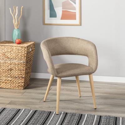 Стул R-Home Кресло Hugs beige/нат.дуб арт. 410131102h_Beige_н.дуб