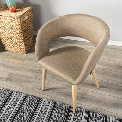 Стул R-Home Кресло Hugs beige/нат.дуб арт. 410131102h_Beige_н.дуб