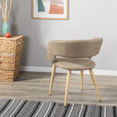 Стул R-Home Кресло Hugs beige/нат.дуб арт. 410131102h_Beige_н.дуб