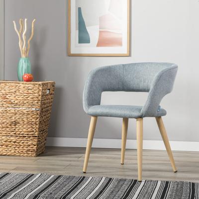 Стул R-Home Кресло Hugs св.сер/нат.дуб арт. 410131112h_Lightgrey_н.дуб