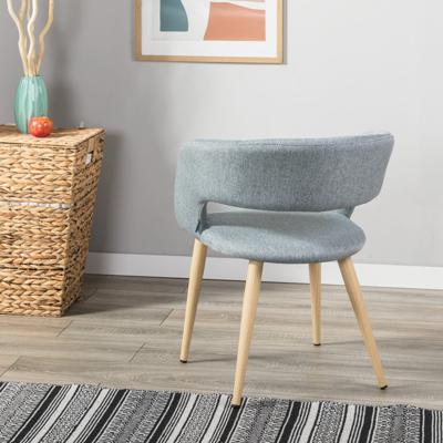 Стул R-Home Кресло Hugs св.сер/нат.дуб арт. 410131112h_Lightgrey_н.дуб