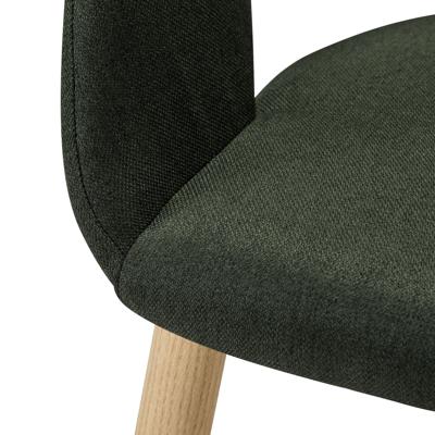 Стул R-Home Кресло Hugs тёмно-зеленый/нат.дуб арт. 410131132h_Dark_Green_н.дуб