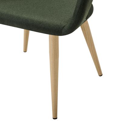 Стул R-Home Кресло Hugs тёмно-зеленый/нат.дуб арт. 410131132h_Dark_Green_н.дуб