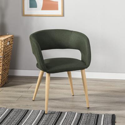 Стул R-Home Кресло Hugs тёмно-зеленый/нат.дуб арт. 410131132h_Dark_Green_н.дуб