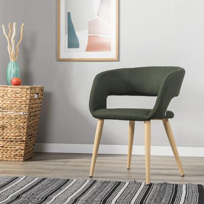 Стул R-Home Кресло Hugs тёмно-зеленый/нат.дуб арт. 410131132h_Dark_Green_н.дуб