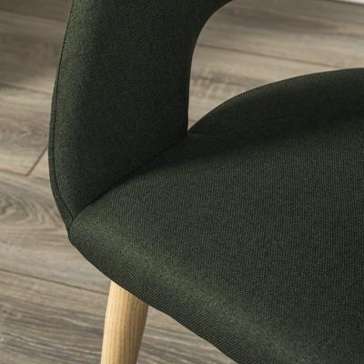 Стул R-Home Кресло Hugs тёмно-зеленый/нат.дуб арт. 410131132h_Dark_Green_н.дуб
