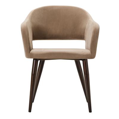 Стул R-Home Кресло Oscar Diag beige/т.орех арт. 410118152h_beige_т.орех