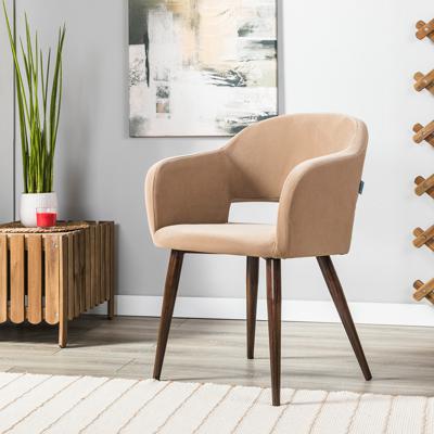 Стул R-Home Кресло Oscar Diag beige/т.орех арт. 410118152h_beige_т.орех
