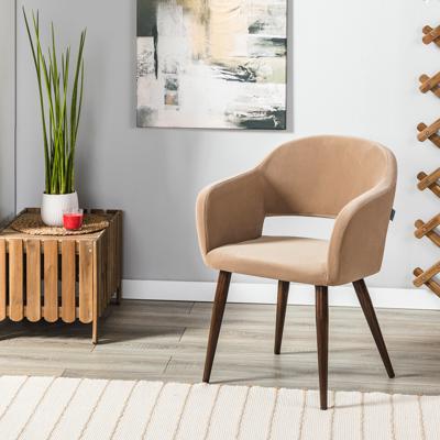 Стул R-Home Кресло Oscar Diag beige/т.орех арт. 410118152h_beige_т.орех