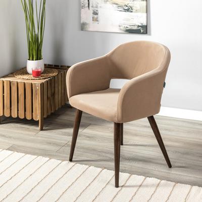 Стул R-Home Кресло Oscar Diag beige/т.орех арт. 410118152h_beige_т.орех