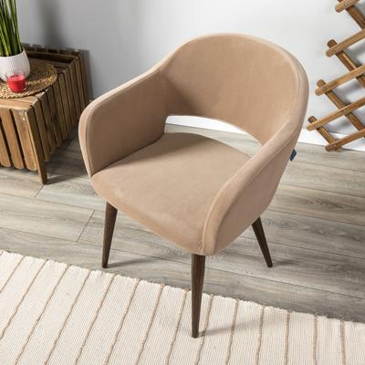 Стул R-Home Кресло Oscar Diag beige/т.орех арт. 410118152h_beige_т.орех