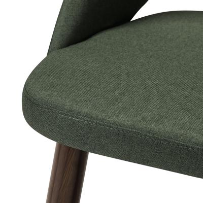Стул R-Home Стул Lars темно-зеленый/т.орех арт. 410120122h_Dark_Green_т.орех