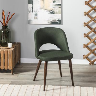 Стул R-Home Стул Lars темно-зеленый/т.орех арт. 410120122h_Dark_Green_т.орех