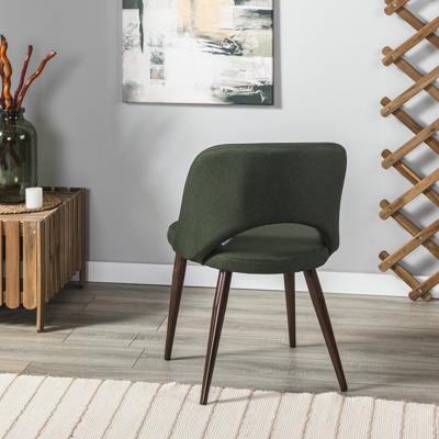 Стул R-Home Стул Lars темно-зеленый/т.орех арт. 410120122h_Dark_Green_т.орех