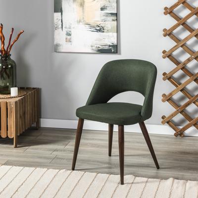 Стул R-Home Стул Lars темно-зеленый/т.орех арт. 410120122h_Dark_Green_т.орех