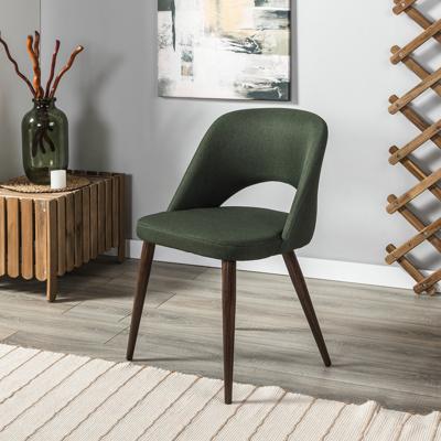 Стул R-Home Стул Lars темно-зеленый/т.орех арт. 410120122h_Dark_Green_т.орех