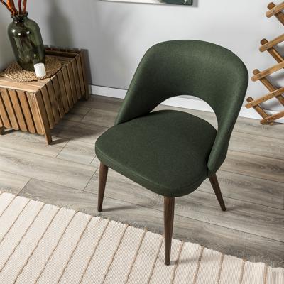 Стул R-Home Стул Lars темно-зеленый/т.орех арт. 410120122h_Dark_Green_т.орех
