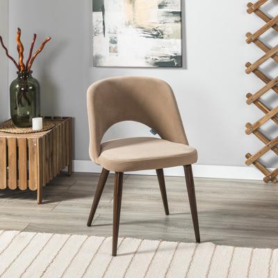 Стул R-Home Стул Lars Diag beige/т.орех арт. 410120132h__Diagbeige_т.орех