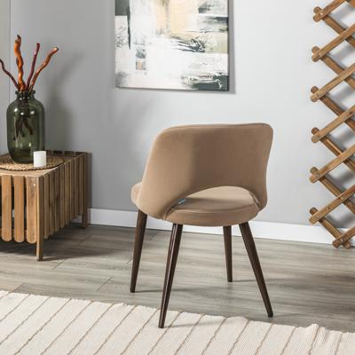 Стул R-Home Стул Lars Diag beige/т.орех арт. 410120132h__Diagbeige_т.орех