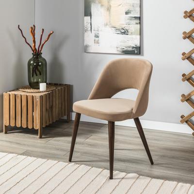 Стул R-Home Стул Lars Diag beige/т.орех арт. 410120132h__Diagbeige_т.орех