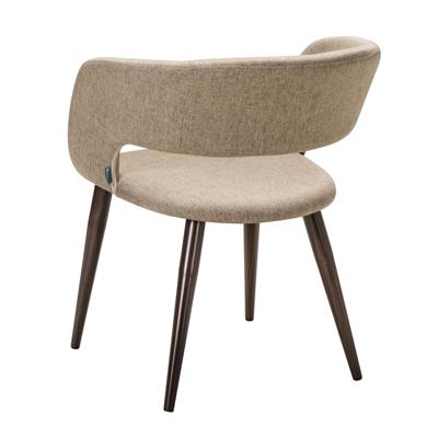 Стул R-Home Кресло Hugs beige/т.орех арт. 410131103h_Beige_т.орех