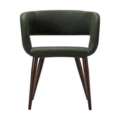 Стул R-Home Кресло Hugs тёмно-зеленый/т.орех арт. 410131133h_Dark_Green_т.орех