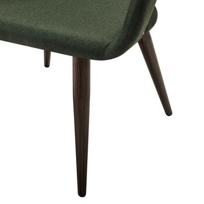 Стул R-Home Кресло Hugs тёмно-зеленый/т.орех арт. 410131133h_Dark_Green_т.орех
