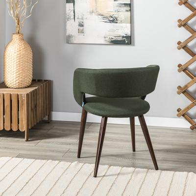 Стул R-Home Кресло Hugs тёмно-зеленый/т.орех арт. 410131133h_Dark_Green_т.орех