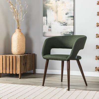 Стул R-Home Кресло Hugs тёмно-зеленый/т.орех арт. 410131133h_Dark_Green_т.орех