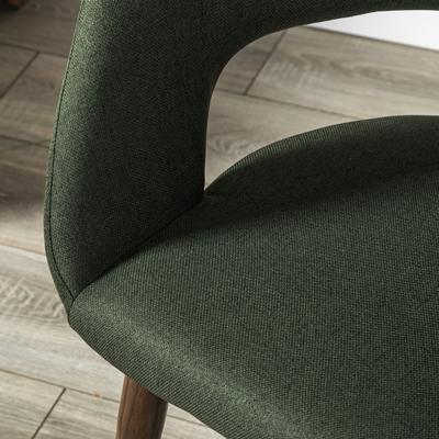 Стул R-Home Кресло Hugs тёмно-зеленый/т.орех арт. 410131133h_Dark_Green_т.орех