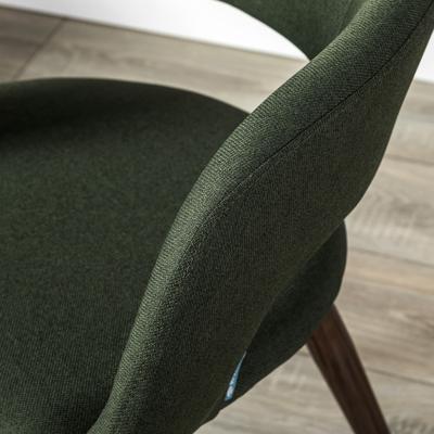 Стул R-Home Кресло Hugs тёмно-зеленый/т.орех арт. 410131133h_Dark_Green_т.орех