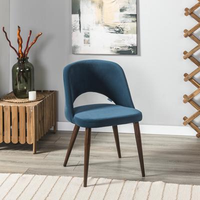 Стул R-Home Стул Lars Diag blue/т.орех арт. 410120152h__Diagblue_т.орех
