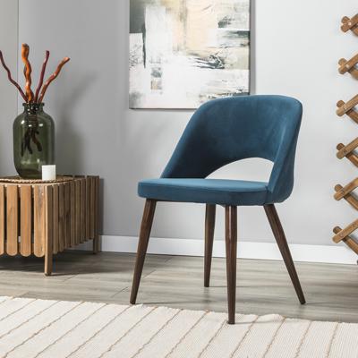 Стул R-Home Стул Lars Diag blue/т.орех арт. 410120152h__Diagblue_т.орех