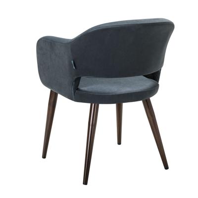 Стул R-Home Кресло Oscar Diag grey/т.орех арт. 410118142h_grey_т.орех