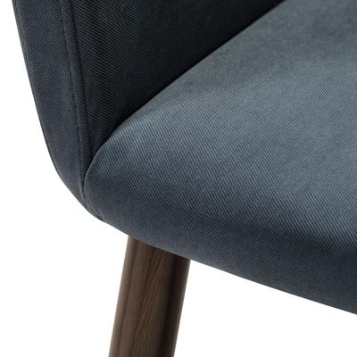 Стул R-Home Кресло Oscar Diag grey/т.орех арт. 410118142h_grey_т.орех