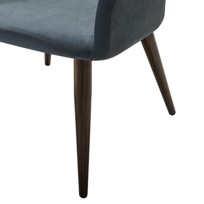 Стул R-Home Кресло Oscar Diag grey/т.орех арт. 410118142h_grey_т.орех