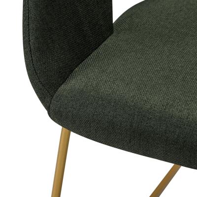 Стул R-Home Кресло Hugs тёмно-зеленый/Линк золото арт. 410131135h_Dark_Green